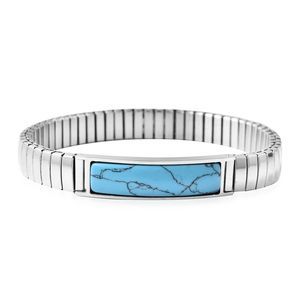 Adjustable Bracelet in Stainless Steel (7.25 In)